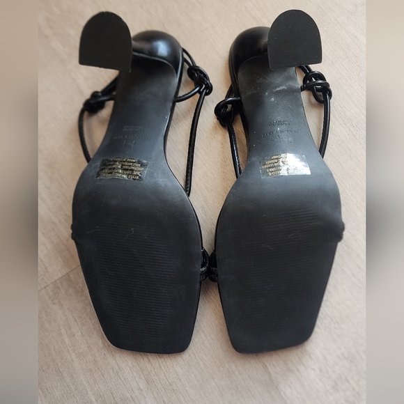 H by Halston Picasso Lace-up Dress Sandals Heels - Picture 9 of 11